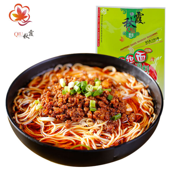 秋霞正宗四川重庆电影担担面资源方便面拌面麻辣小面佐料150g(30g*5特产《龙年》调料图片