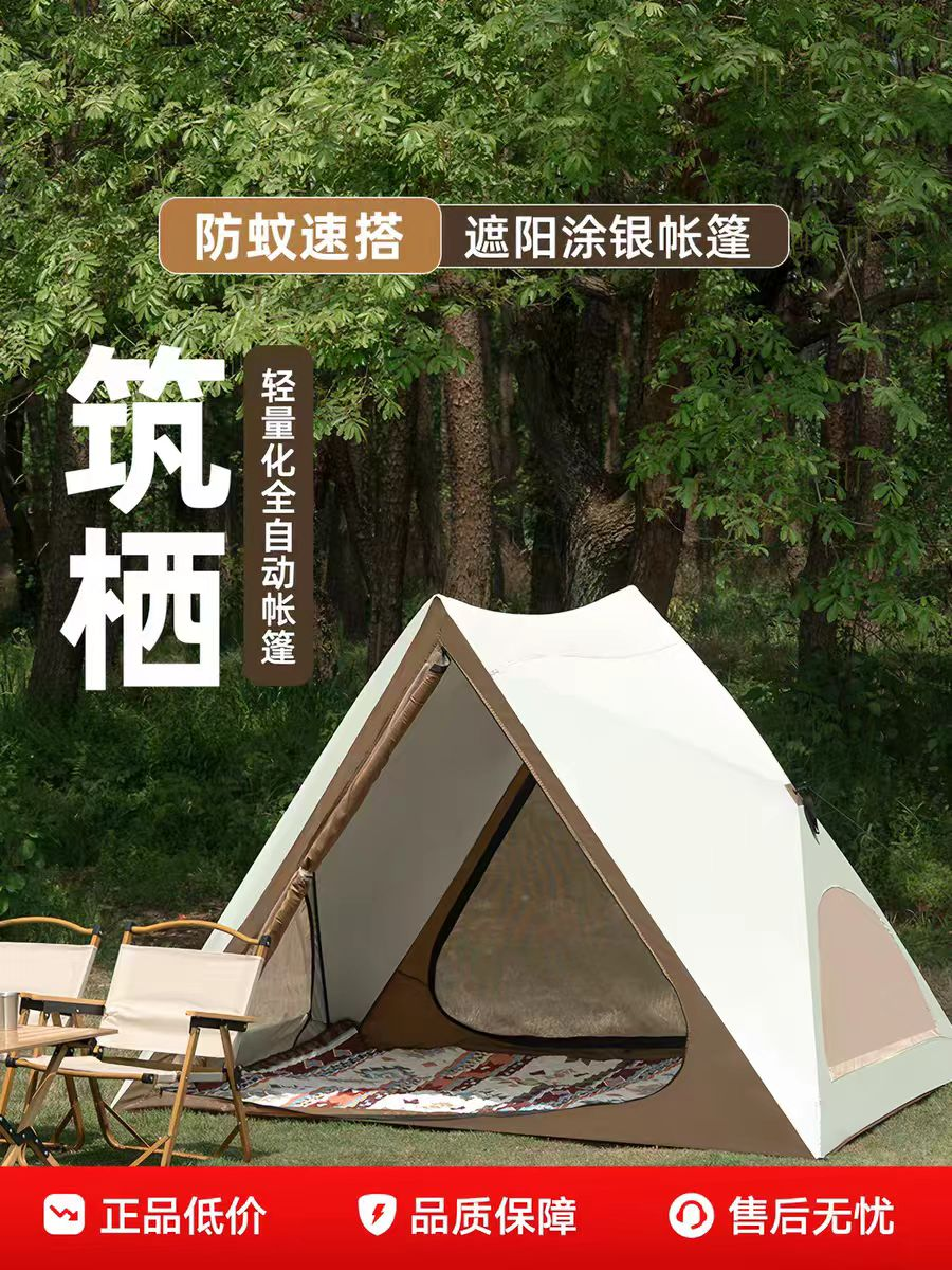 帐篷2-3人钛银胶