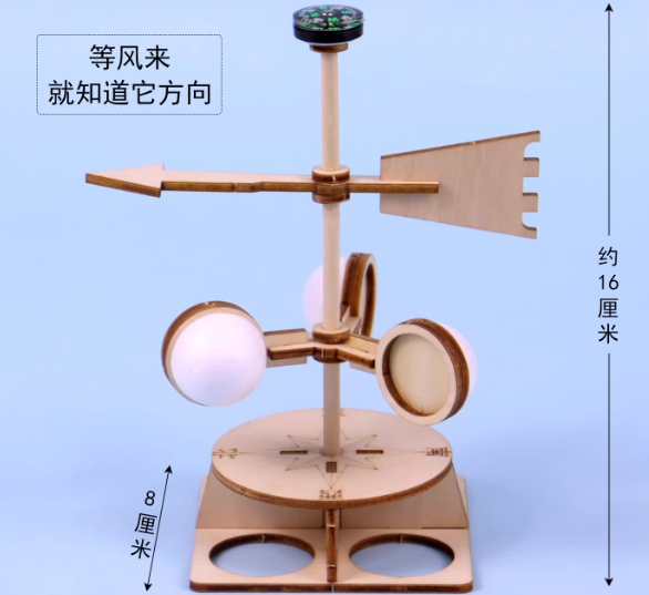 教具 风力风向计