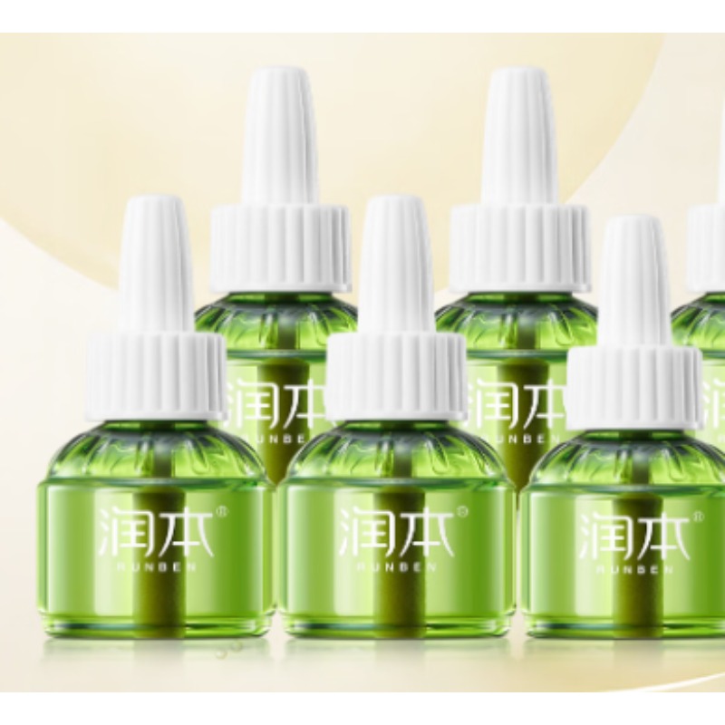 润本蚊香液 无味45ml*6瓶