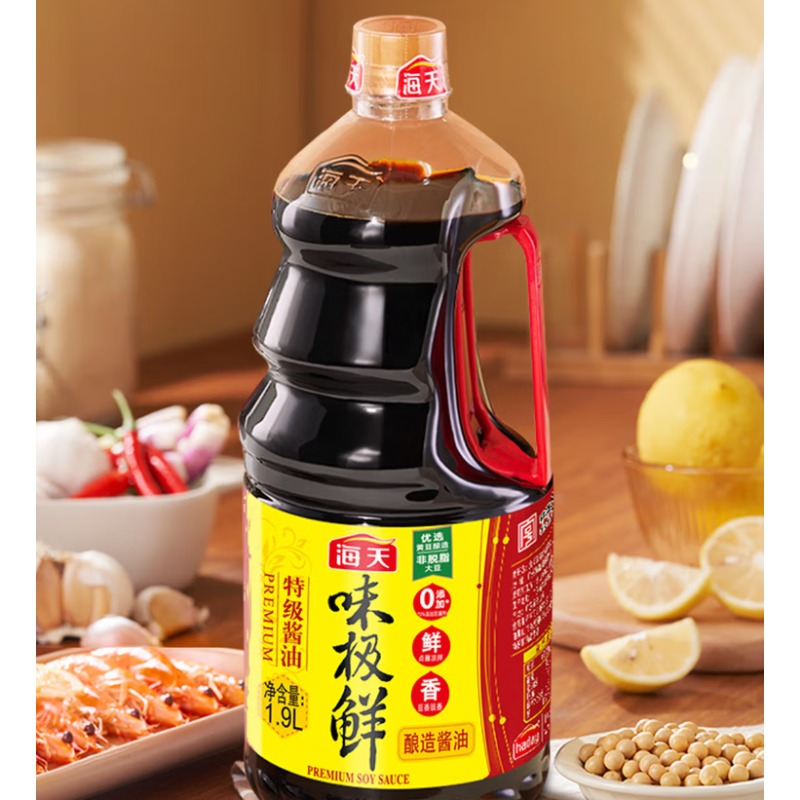 海天味极鲜系列1.9L生抽酱油