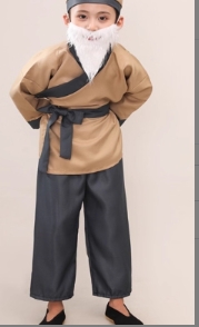 小老头表演服
