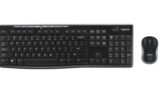 罗技/LOGITECH 无线键鼠套装 MK270 键盘+鼠标套装 黑色