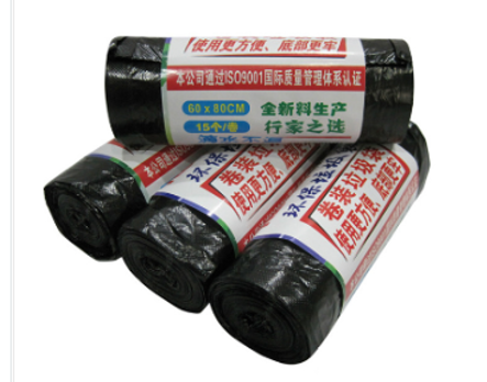 利得60*80cm垃圾袋15个/卷100卷/箱