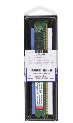 金士顿台式机内存条 DDR3 1600 8G