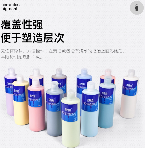 釉下彩颜料12色套装