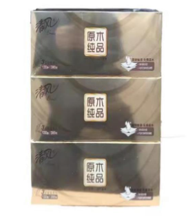 清风/KYFEN 面巾纸 B335J1 210*198mm 3层 金装盒抽