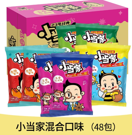 小当家干脆面  整箱48包