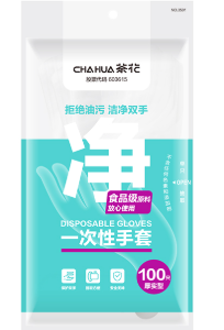 茶花 一次性手套 3501 100只/袋 增厚型