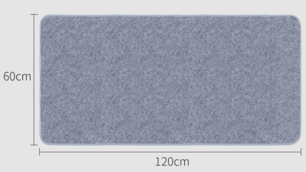 60*120cm包边毛毡（灰）【加厚5mm】