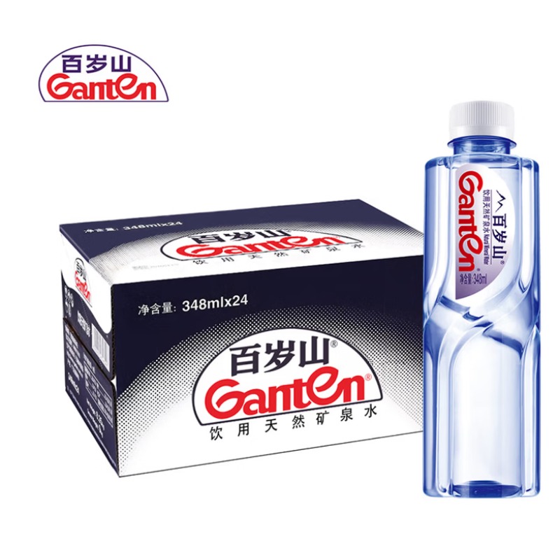 百岁山矿泉水（348ML*24瓶）