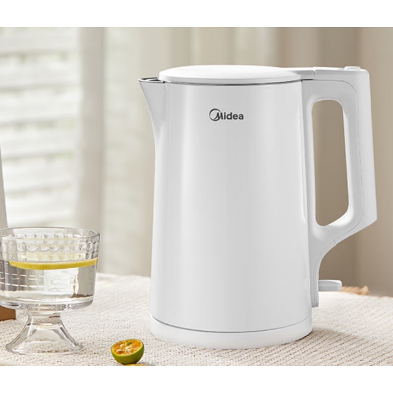 美的（Midea）电水壶电热水壶 304不锈钢1.5L
