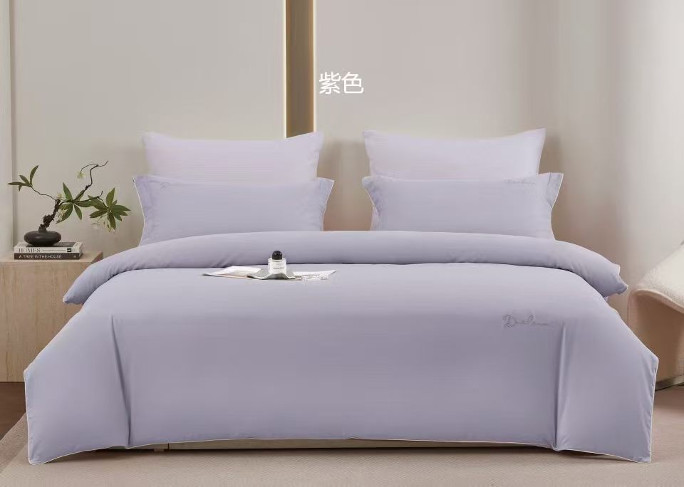 超柔磨毛四件套 紫色
