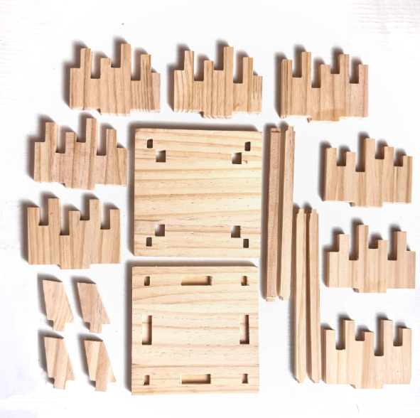 榫卯木灯模型DIY材料包