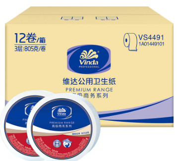 维达 VS4491 大盘纸 12卷/箱