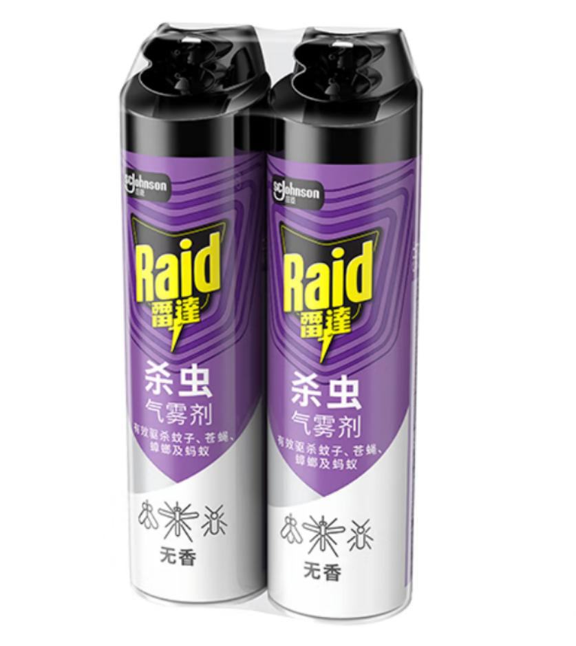 雷达（Raid）杀虫剂喷雾550ml*2瓶 无香型