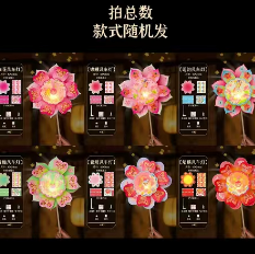 新年摆摊小商品儿童手提风车灯笼diy