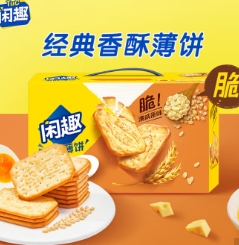 闲趣饼干900g