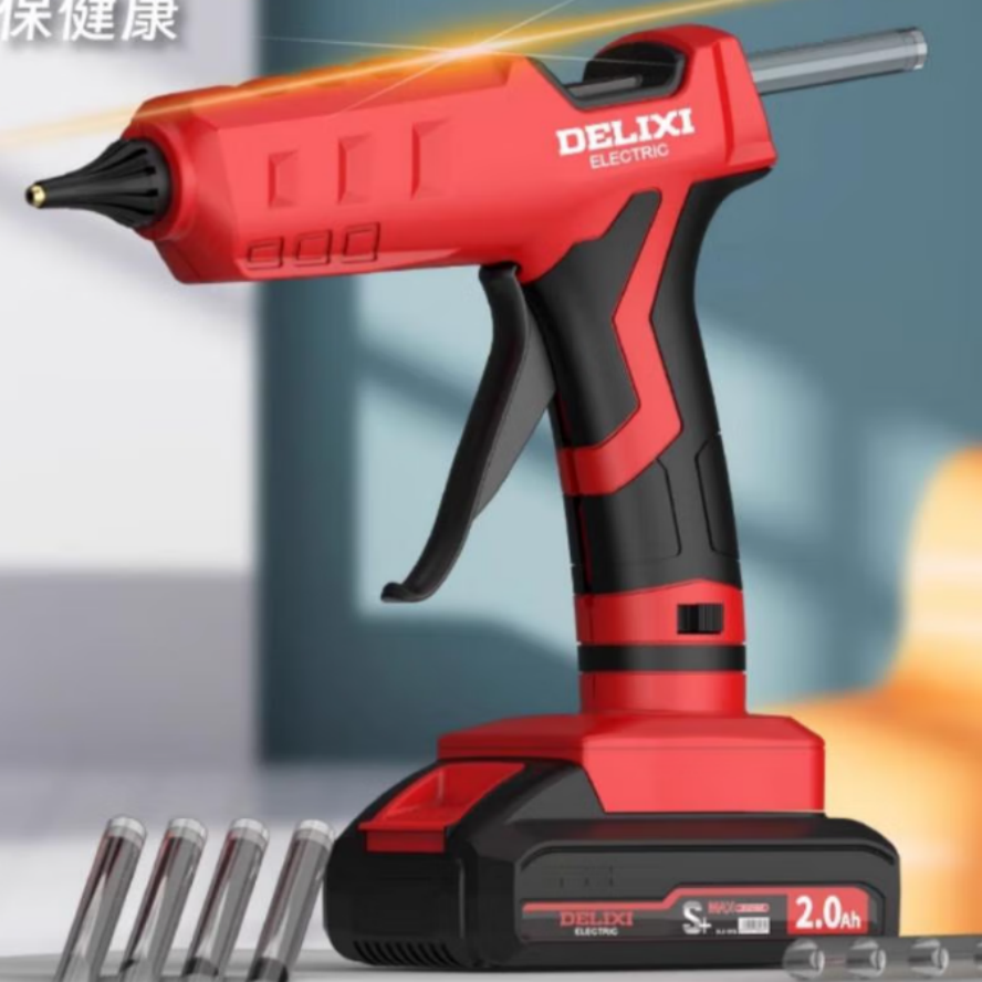 德力西电气热熔电动胶枪 21V