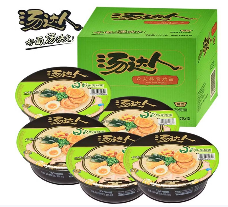 汤达人方便面135g*12碗