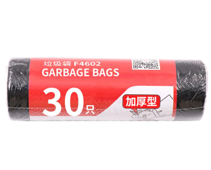 欧标 点断式垃圾袋50*60cm 30个/卷 黑色