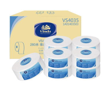 维达 Vinda Vs4035 大盘纸 公用商用 双层280米 12卷/箱