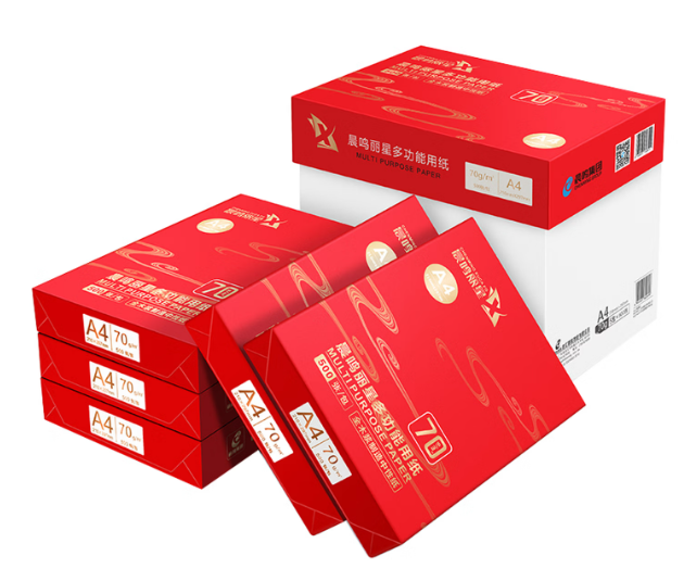 晨鸣 丽星A4 70G复印纸  500张/包 5包/箱