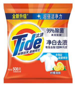 汰渍 净白去渍洗衣粉 508g 柠檬清新型