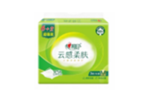 心相印云感柔肤抽纸立体压花装 3层 8包/提 10提/箱