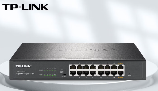 普联（TP-LINK） 16口千兆云管理交换机  TL-SG1016DT