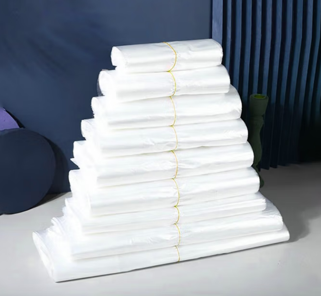 食品袋 食品级塑料 64*40cm 100个包加厚款 白色