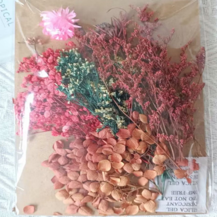 铃桐干花材料包 A-9款永生花压花