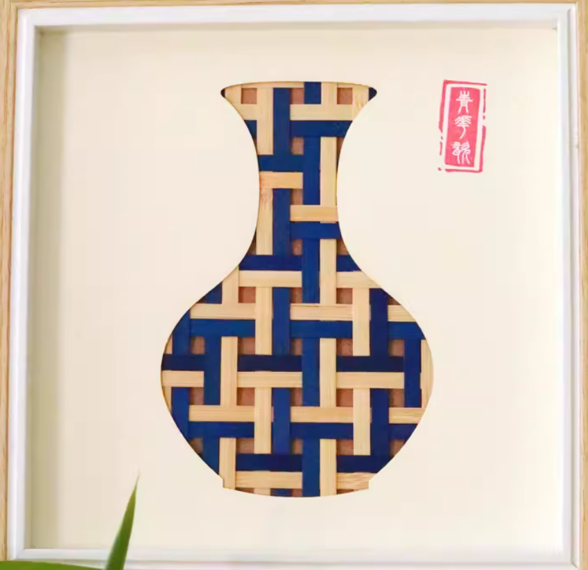 青花瓷系列竹编