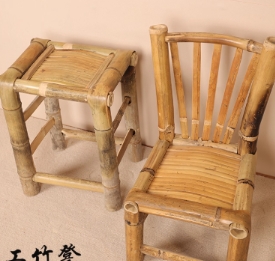 手工竹凳子