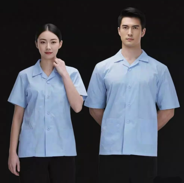 蓝色工作服