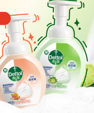 滴露泡沫洗手液250ml*2/套