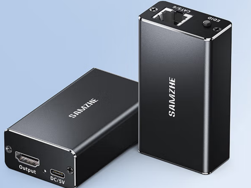 山泽 HDMI转RJ45网线网口1080P视频传输 50米一对装 SZ-50W