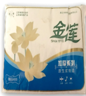 金莲 400草本方形卫生纸 360g