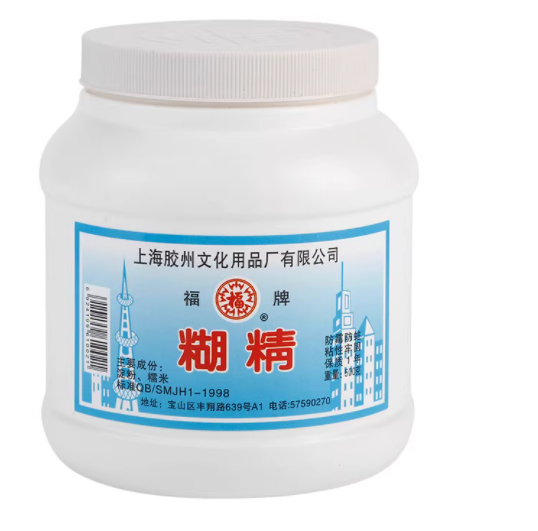 福牌浆糊500克胶水透明大瓶粘性强广告装裱贴墙纸糨糊精胶水（XXQ）