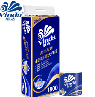 维达 V4028卷纸 180克 10卷/提 6提/箱