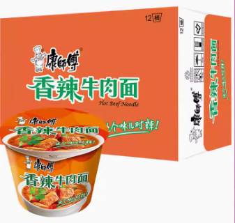康师傅香辣牛肉面