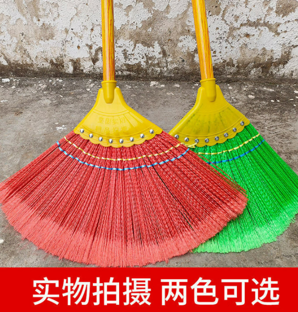 塑料波纹扫把