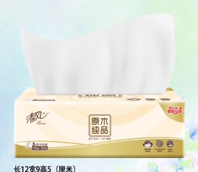 清风餐巾纸 100抽
