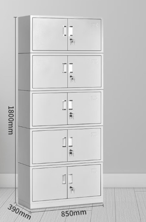 办公室储物柜 850*390*1800五节