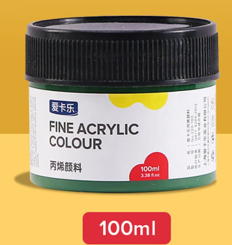 爱卡乐丙烯颜料 黄绿;100ml 黄绿