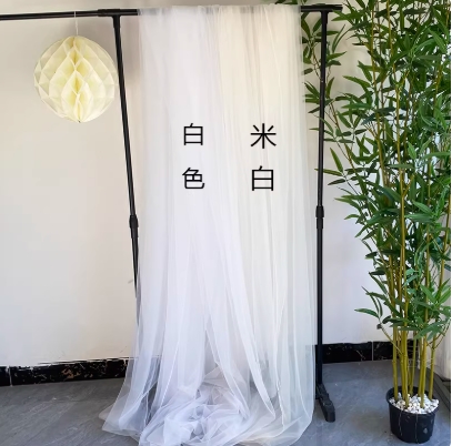 10米 白色 网sha纱