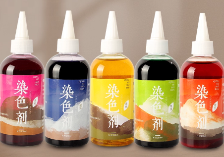 手工材料 扎染染料液 5色*250
