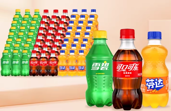 可口可乐碳酸饮料原味mini罐300ml*24瓶*3箱