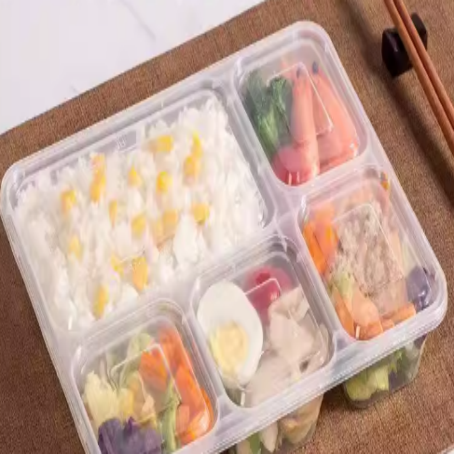 一次性方五格饭盒  150套/箱