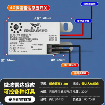5.8G雷达感应模块